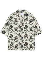 Mki Miyuki Zoku Floral Rayon and Linen-blend Shirt Multi Floral