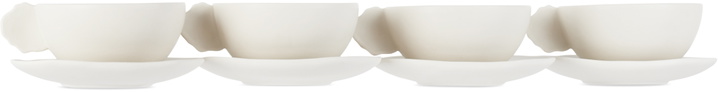 Photo: Jars Céramistes Off-White M Plume Cup & Saucer Set, 4 pcs