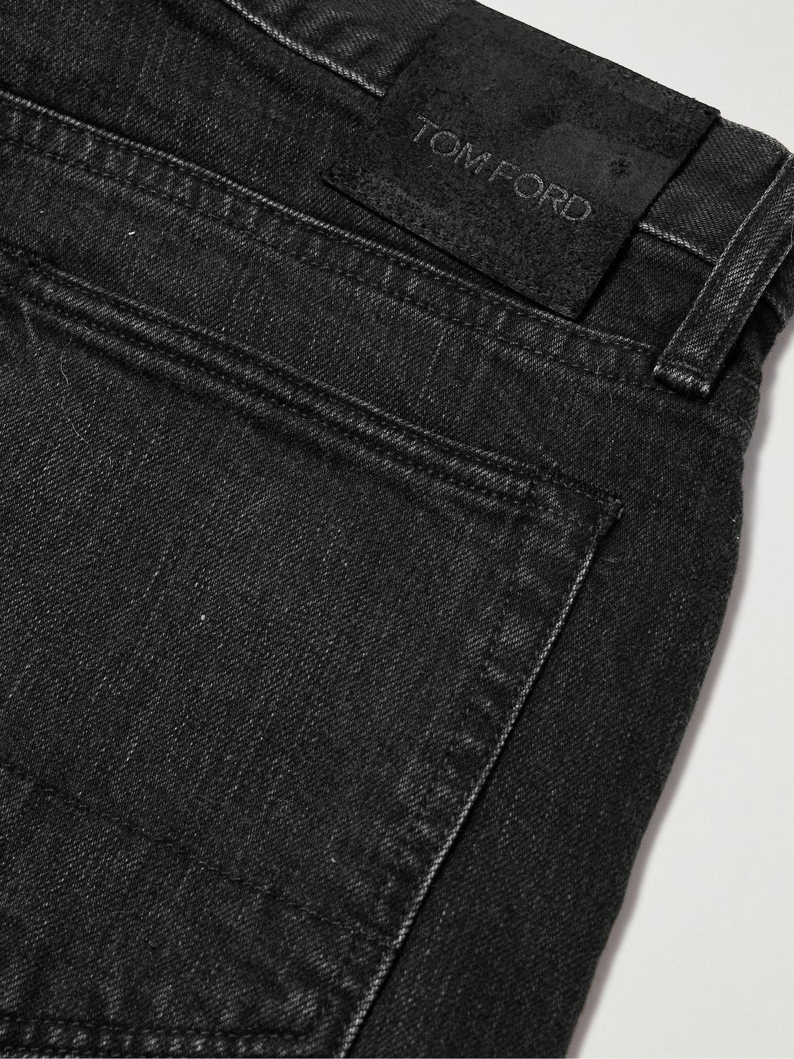 TOM FORD - Slim-Fit Selvedge Jeans - Black TOM FORD