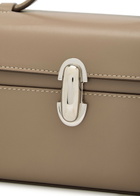 Savette Symmetry Leather Pochette - Taupe - One Size