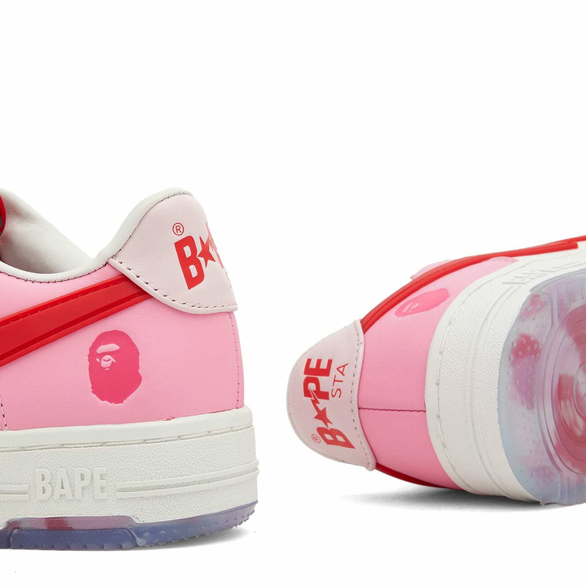 A Bathing Ape Women's Bape Sta OS Sneakers in Pink