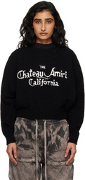 AMIRI Black Chateau 'Amiri' Sweater