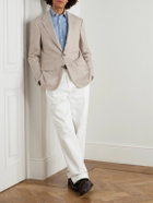 Dunhill - Bourdon Herringbone Wool-Flannel Blazer - Natural