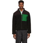 Kenzo Black Down Faux-Shearling Jacket