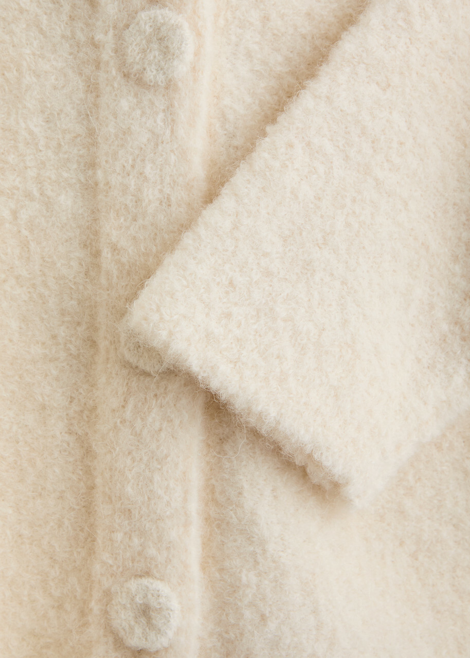 Clea Arthur Alpaca-blend Cardigan Cream