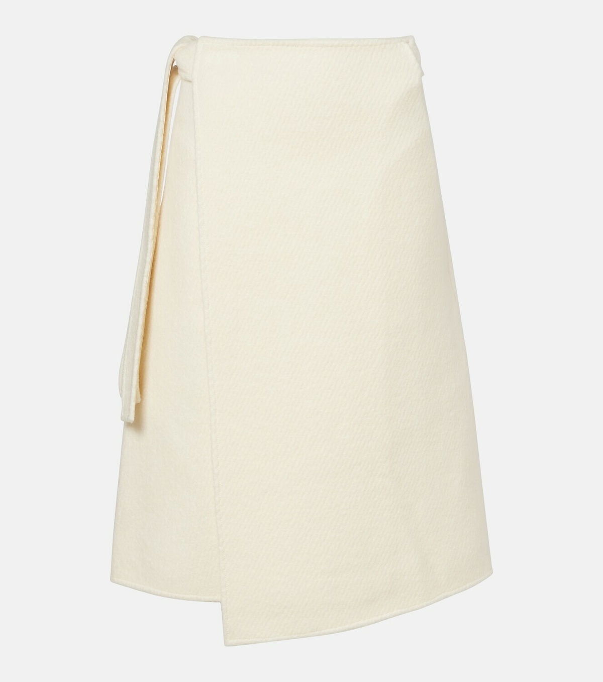 Proenza Schouler Bodhi high-rise wool-blend bouclé wrap skirt