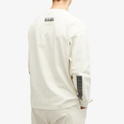 Napapijri Men's Jaman Logo Crew Sweatshirt in Beige Dimity