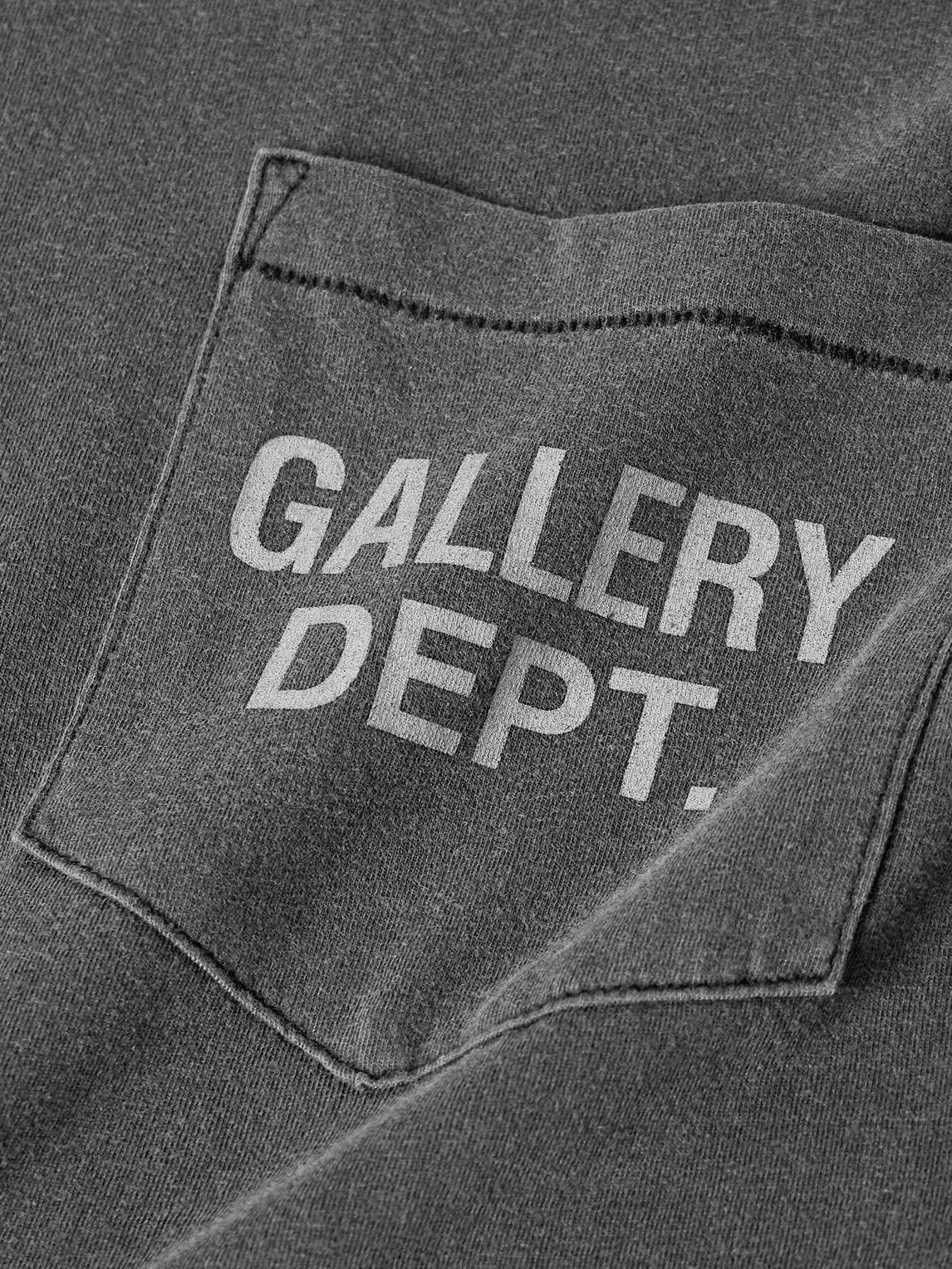 Gallery Dept. - Augi Logo-Print Cotton-Jersey T-Shirt - Gray