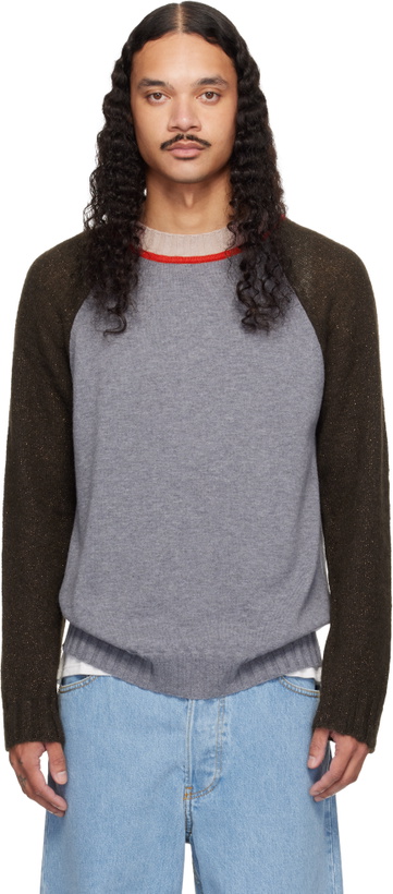 Photo: Edward Cuming Brown & Gray 'Jock In The Closet' Sweater