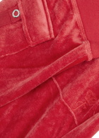 Juicy Couture Caisa Logo Velour Sweatpants Red