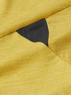 Klättermusen - Fafne Stretch-TENCEL and Merino Wool-Blend T-Shirt - Yellow