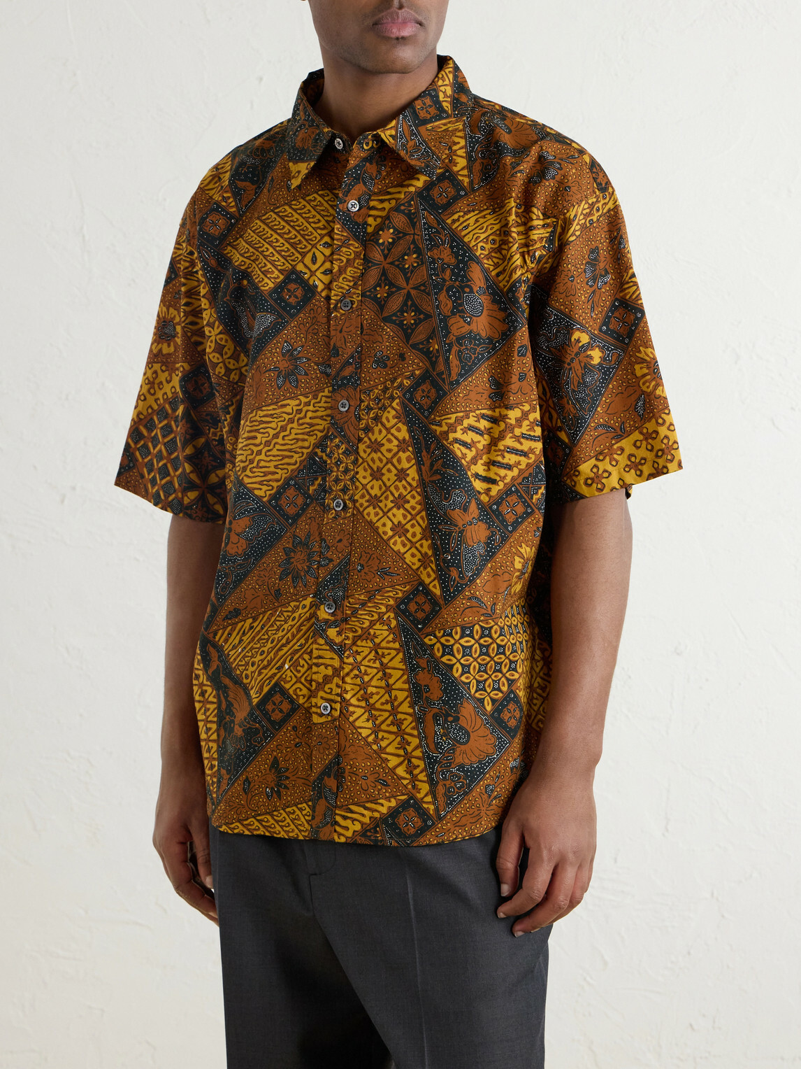 Aimé Leon Dore - Printed Cotton Shirt - Orange