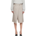 Maison Margiela Gray Wrap Shorts
