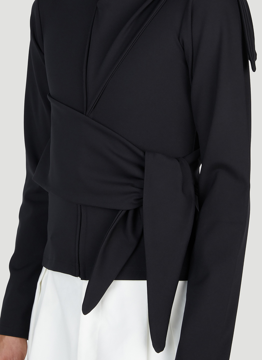 Aaron Esh Tied Hooded Sweatshirt