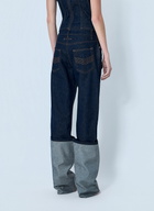 Jean Paul Gaultier Cut Out Wide Leg Jeans
