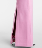 Rebecca Vallance Precious embellished crêpe bustier gown