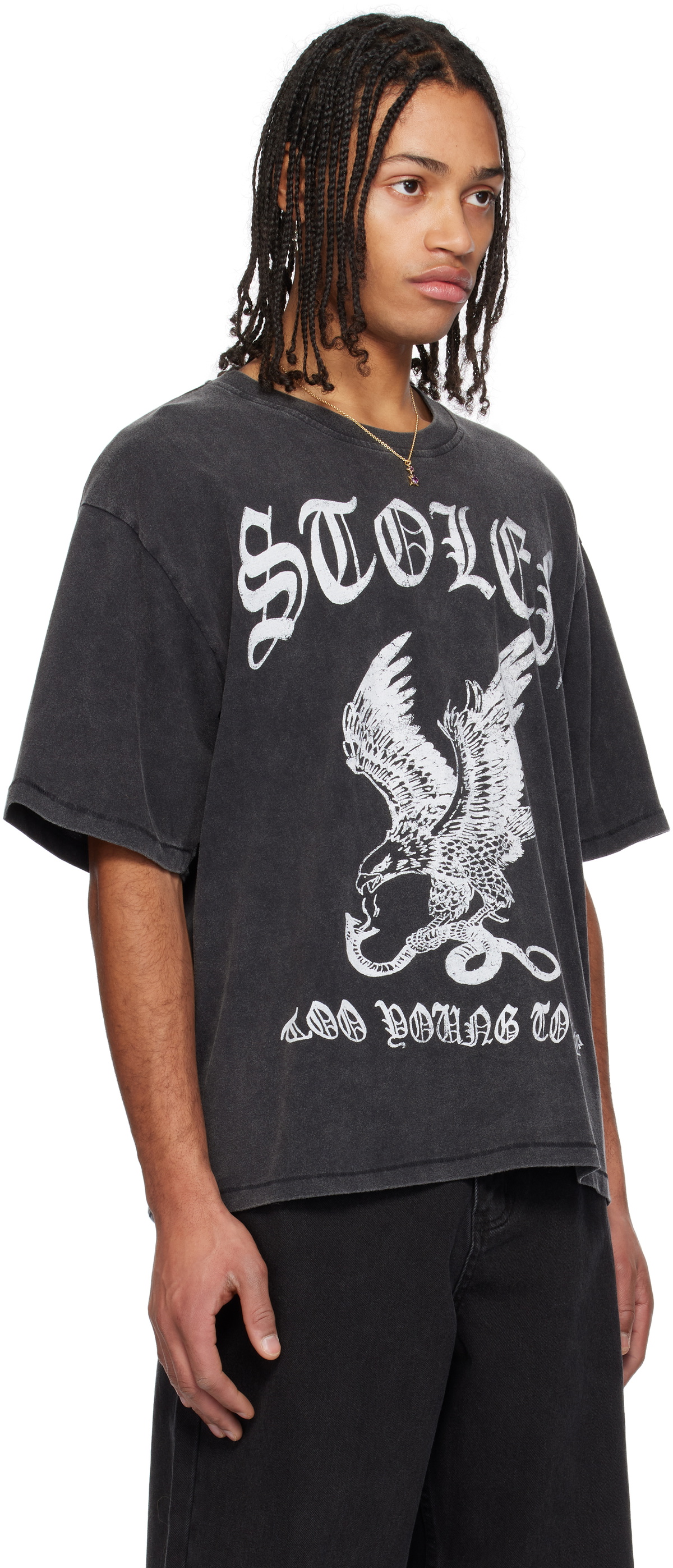Stolen Girlfriends Club Black Eagle Strike T-shirt