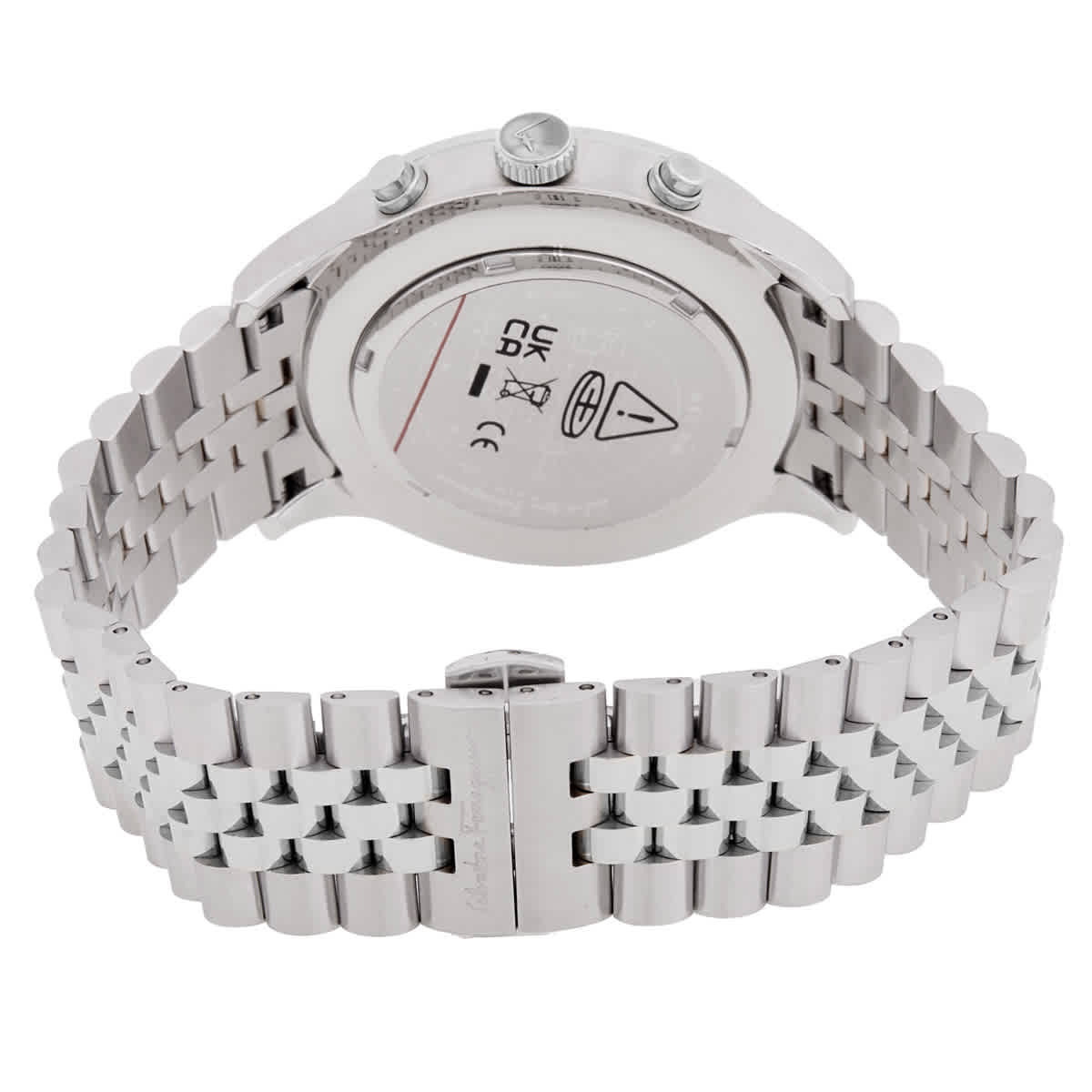 Ferragamo 腕時計(クォーツ) グレー Ferragamo Duo Chronograph Quartz Green Dial Mens Watch SFEZ01124