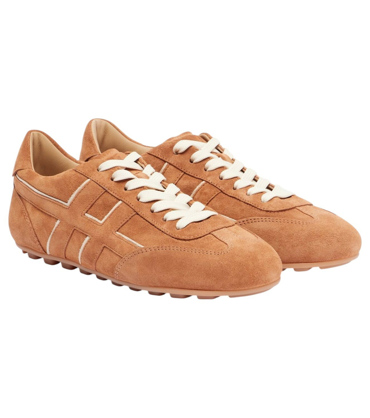 Hogan H669 - Hi-fi Fabric And Suede Trainers Hogan