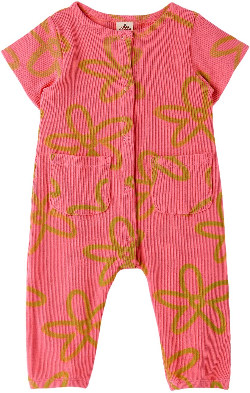 Photo: Jellymallow Baby Pink Flower Jumpsuit