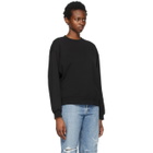 AGOLDE Black Nolan Drop Shoulder Sweatshirt