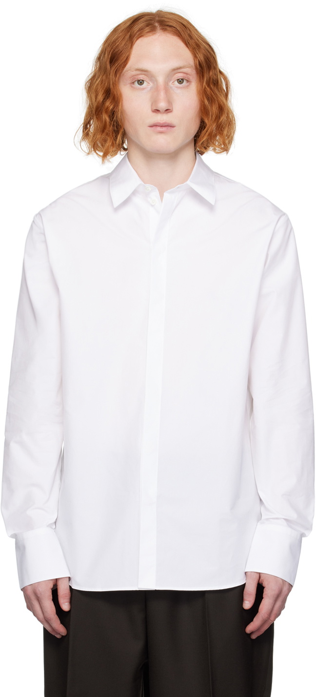 Mark Kenly Domino Tan Studio White Salomon Shirt