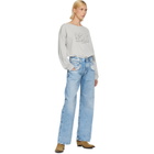 Maison Margiela Blue Contrasted Pockets Straighte Jeans