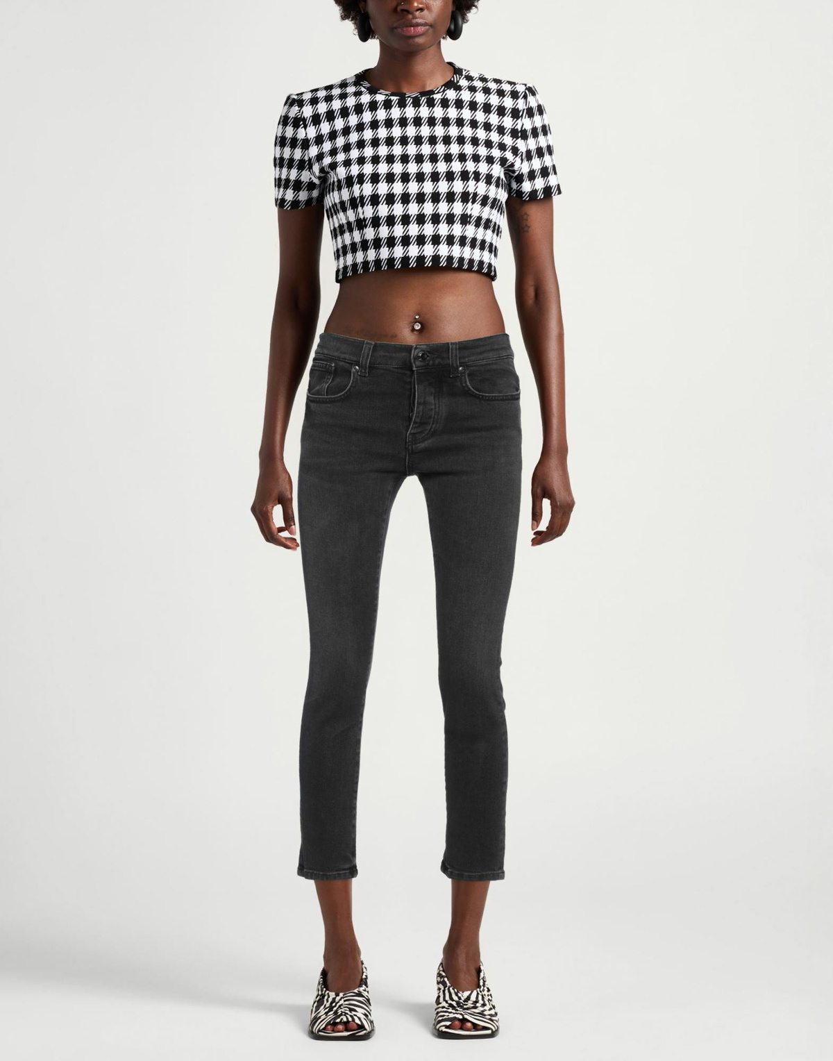 Costume National Womens Jeans in Black