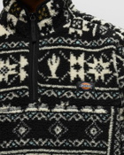 Dickies Hays Quarter Zip Nordic Pttrn Db Black/Beige - Mens - Fleece Jackets