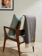 Soho Home - Marwood Logo-Appliquéd Fringed Wool-Blend Throw
