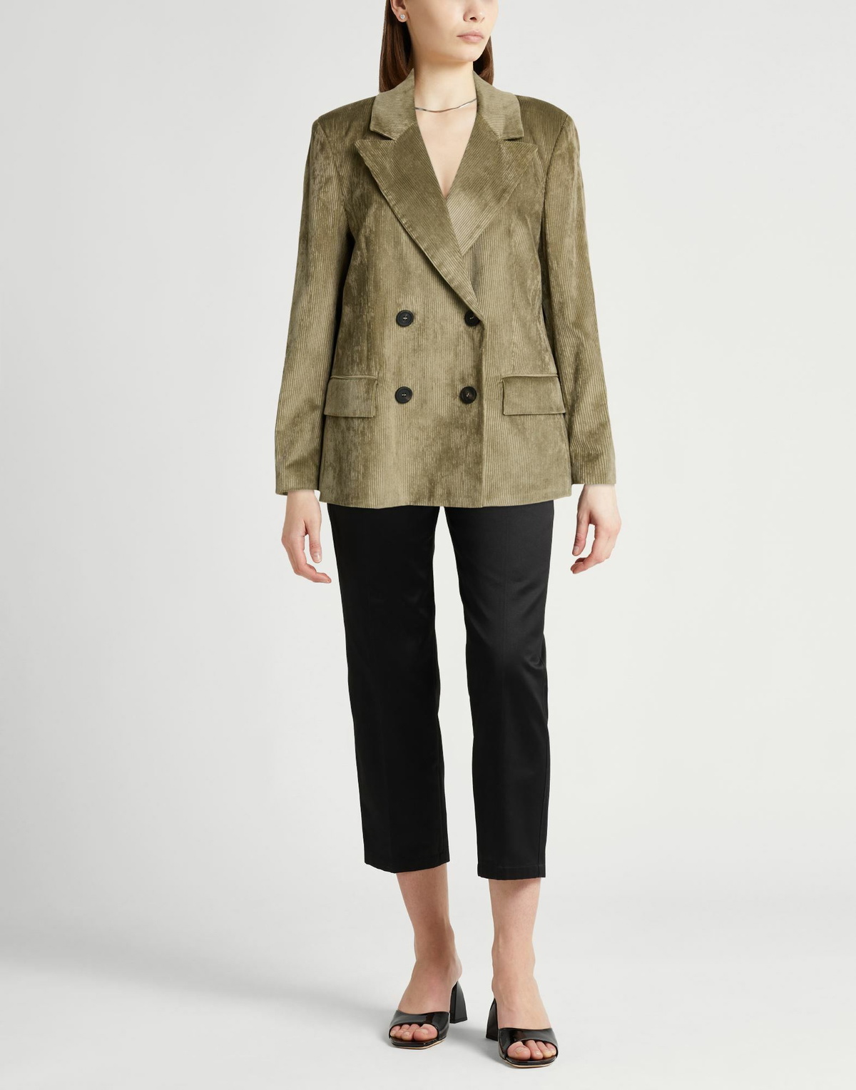 Peserico Womens Blazer in Sage green