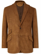 Ralph Lauren Purple label - Suede Blazer - Brown