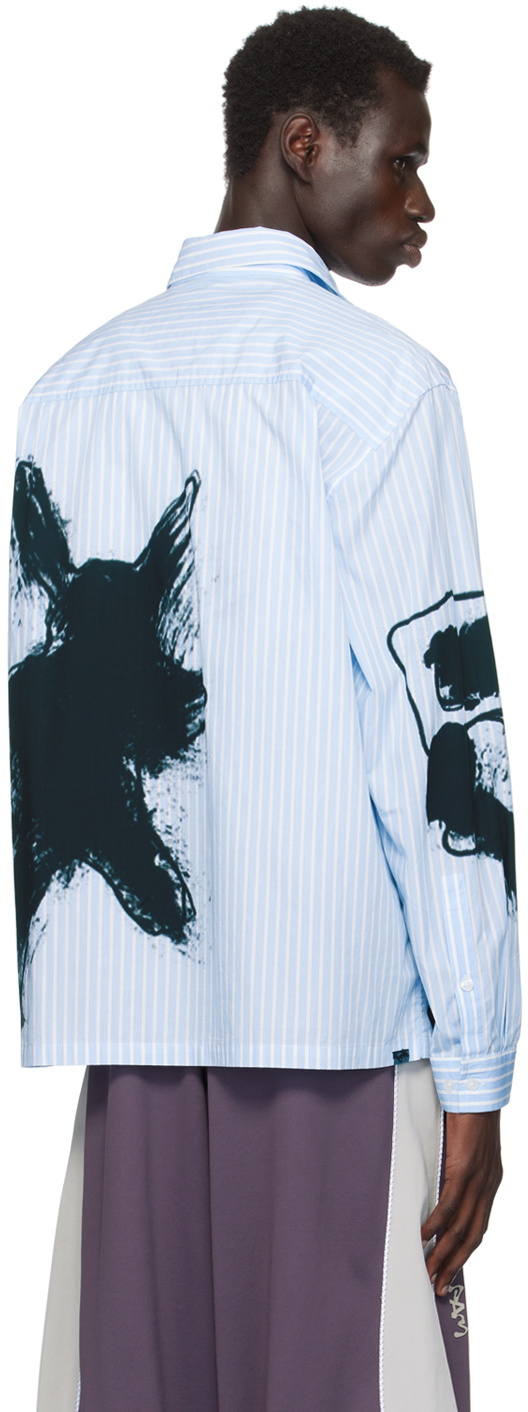 Perks and Mini Blue Figures Striped Shirt