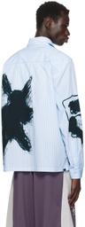 Perks and Mini Blue Figures Striped Shirt
