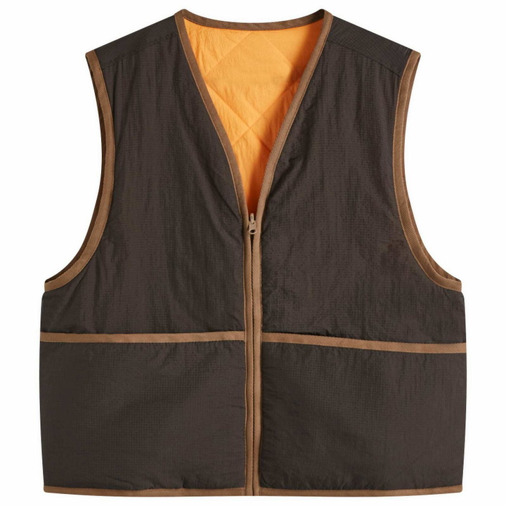 Photo: Merely Made Men's Reversible Vest in Brown