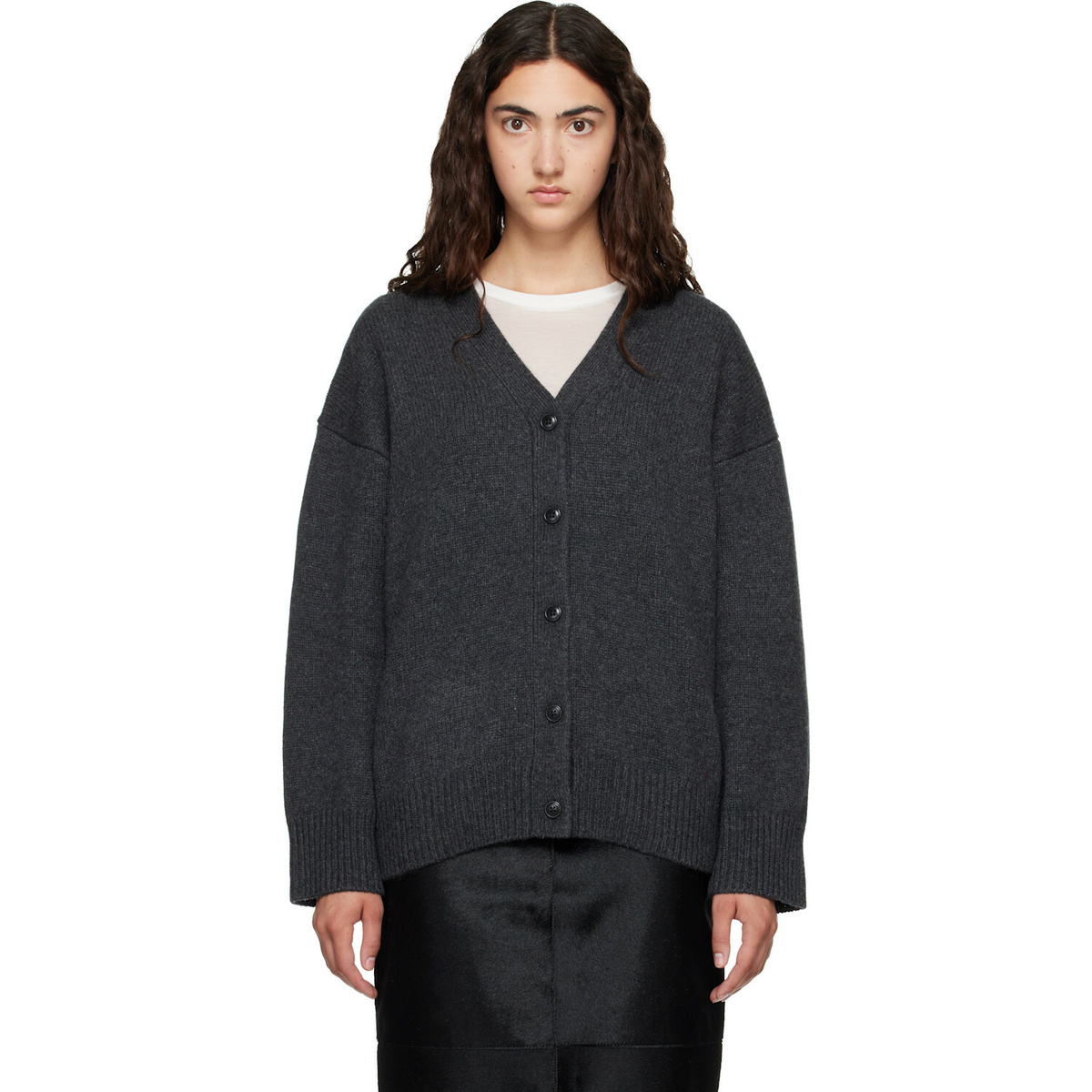 Loulou de Saison Gray DUCA Oversized Cardigan