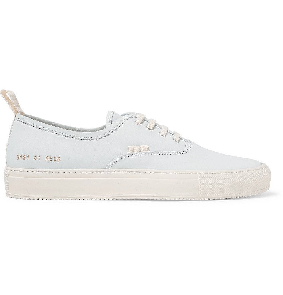 Common Projects Tournament Four Hole Nubuck Sneakers Light blue