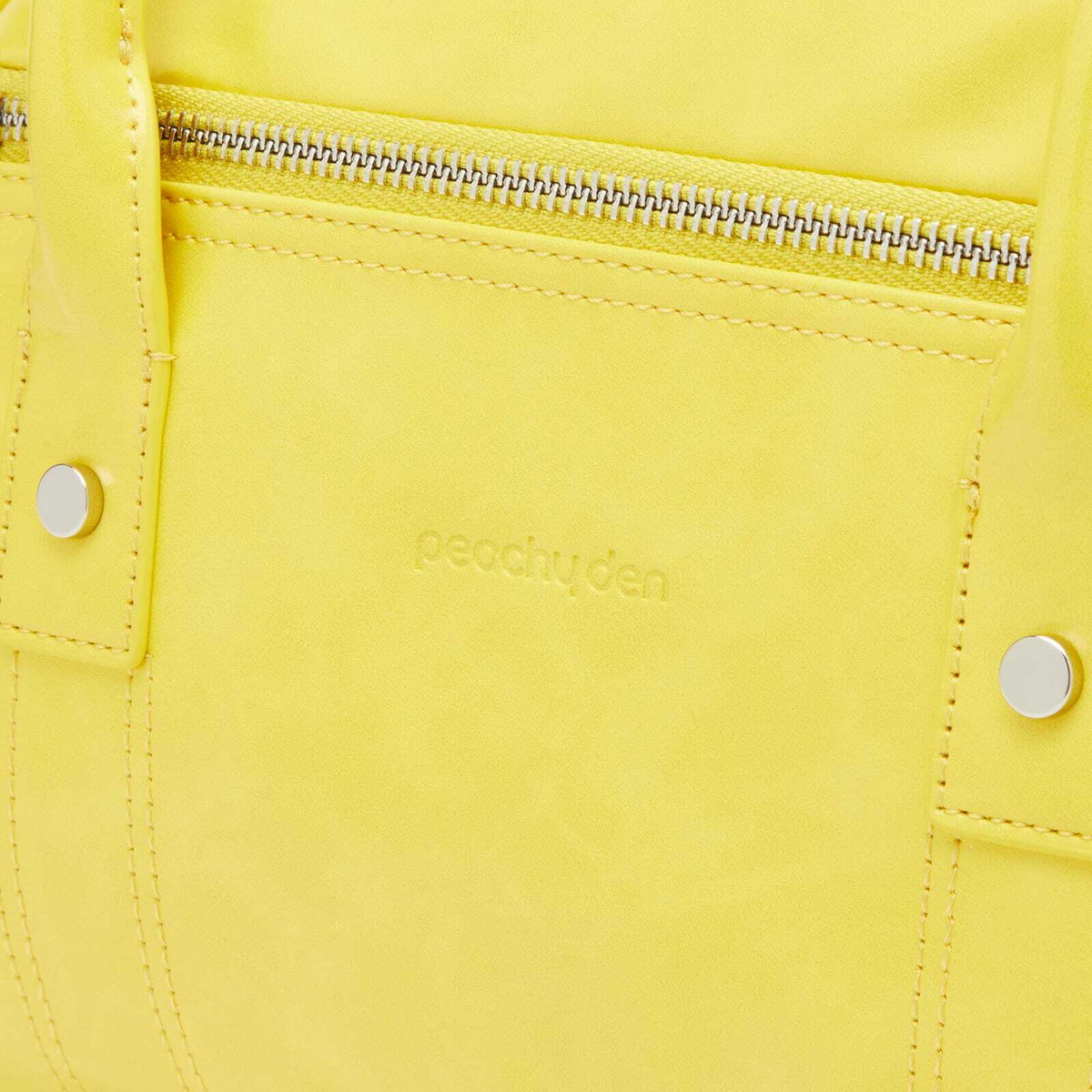 Peachy Den Women's Bowler Bag Mini in Banana 