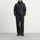 Moncler Men's Gabardine Cotton Trousers in Black