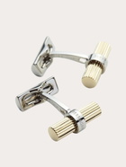 Ferragamo Mens Branded cufflinks in Gold