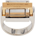 WOOYOUNGMI Silver & Gold Regent Tilt Ring