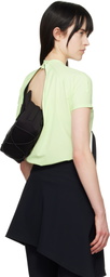 JOHANNA PARV Green Drape T-shirt
