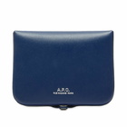 A.P.C. Men's Josh Wallet in Night Blue