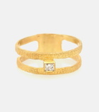 Elhanati - Roxy Fine Graphic 18kt gold ring with diamond