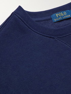 Polo Ralph Lauren - Logo-Print Cotton-Blend Jersey Sweatshirt - Blue