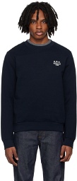 A.P.C. Navy Item Sweatshirt