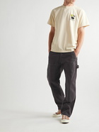 GENERAL ADMISSION - Straight-Leg Cotton-Canvas Trousers - Black