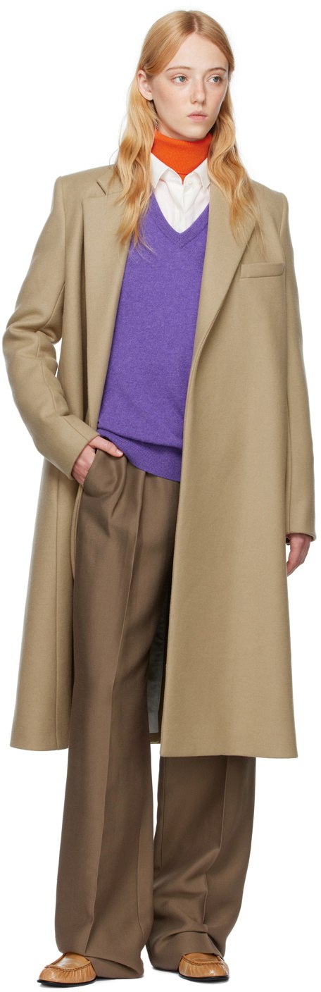 The Row Beige Demi Coat The Row