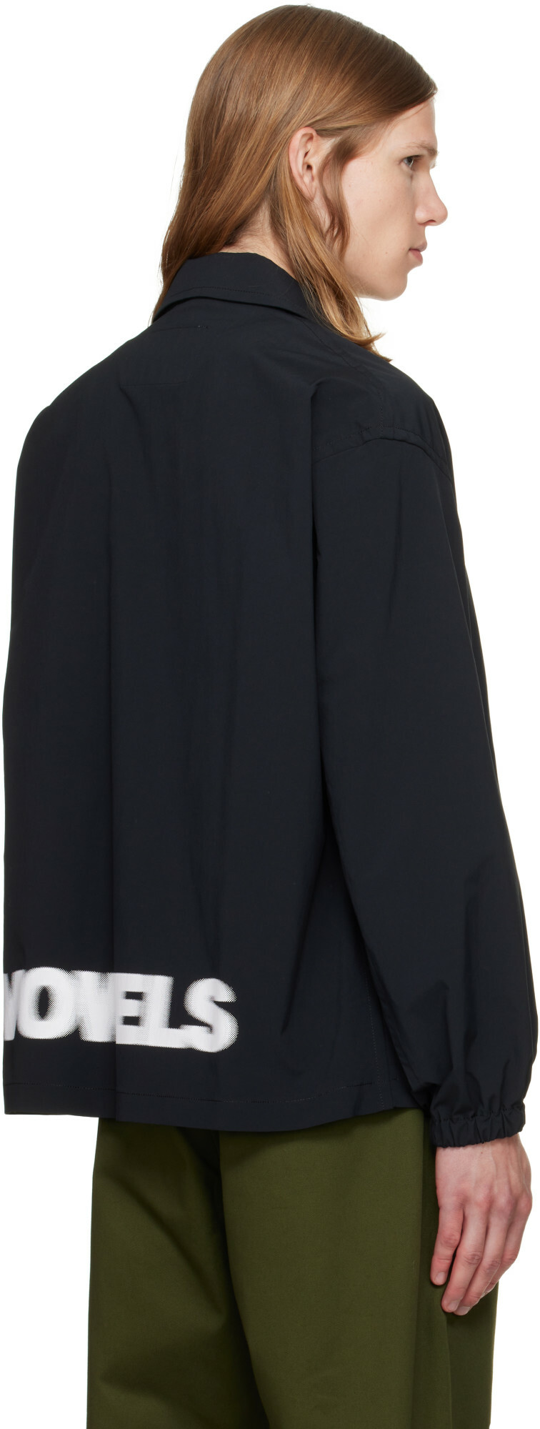 vowels Black Coach Jacket