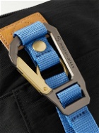 Master-Piece - Link Leather-Trimmed Nylon-Twill Belt Bag